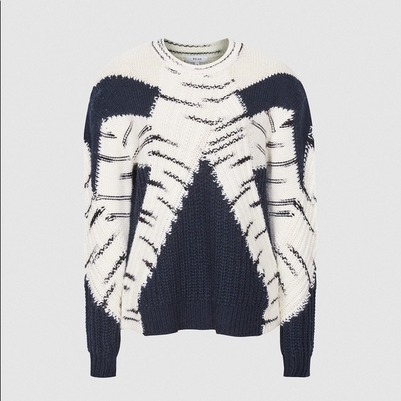 REISS KNITTED JUMPER Sz. S - Picture 3 of 5